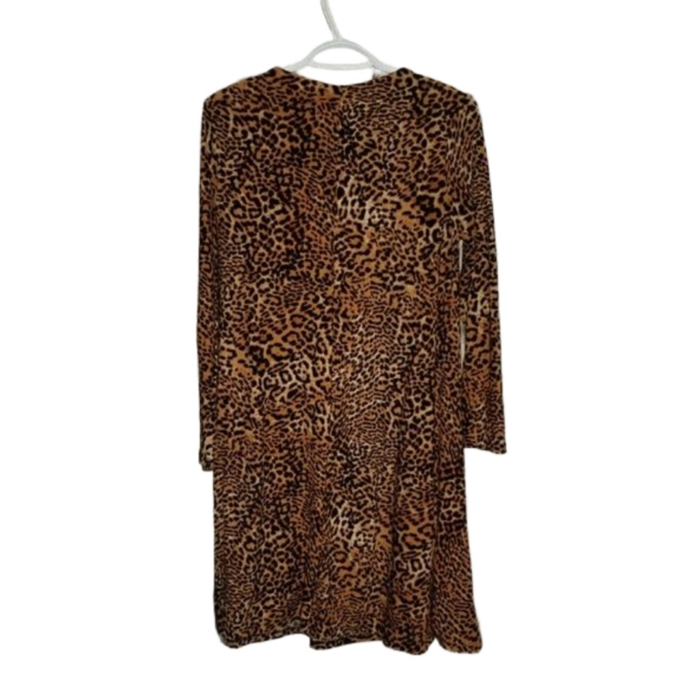 Lily Morgan Womens Cheetah Leopard Print Stretchy Dress Label Reads Size Small - Picture 3 of 14